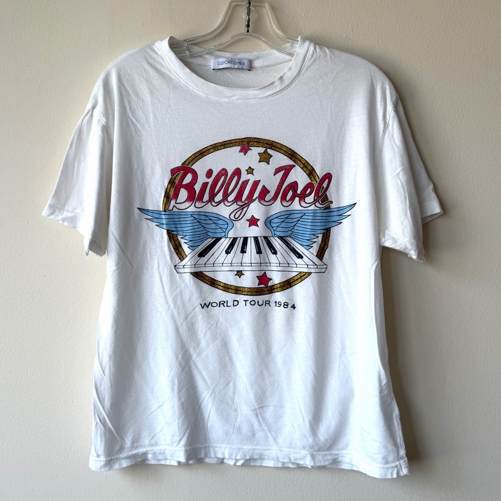 DAYDREAMER Billy Joel 1984‎ white t-shirt